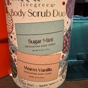 Sugar Mint & Warm Vanilla Body Scrub Duo